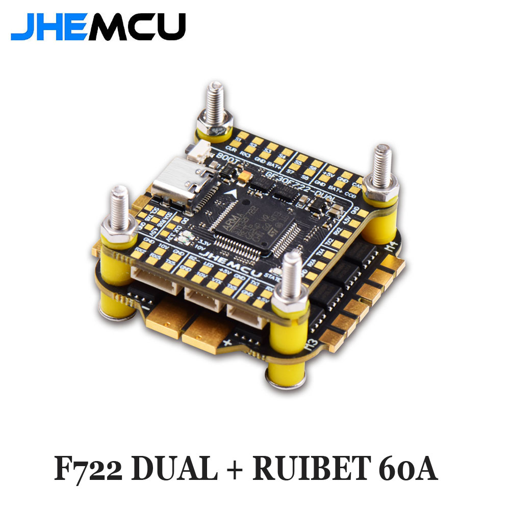 Fpv Flight Controller F7 Stack 60A - Jhemcu F7 pile F722 double contrôleur