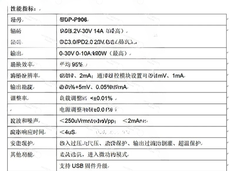 Programmable Dc Power Supply 30V 10A - Alimentation CC programmable MINIWARE MDP P906