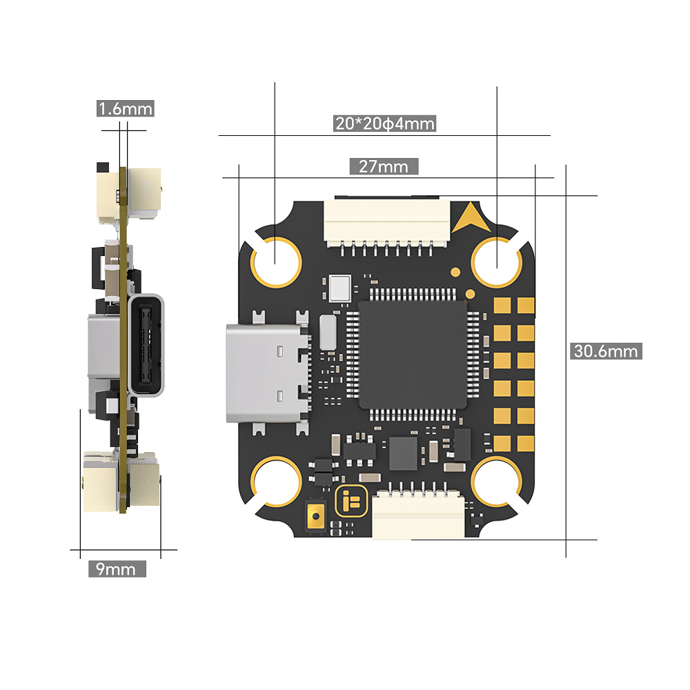IFlight Borg F7 Mini Stack, co - Fpv Flight Controller F7 Stack 60A avis et prix