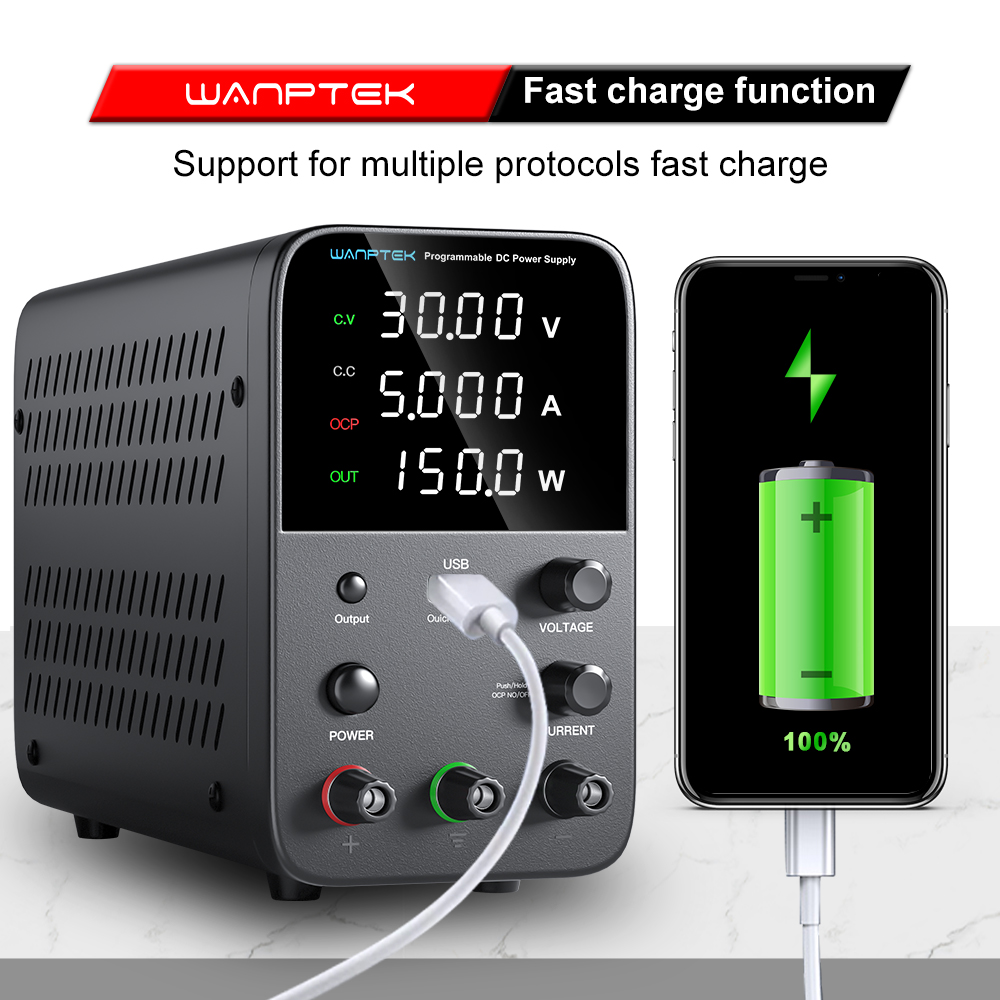 Alimentation de laboratoire Wa - Programmable Dc Power Supply 30V 10A avis et prix