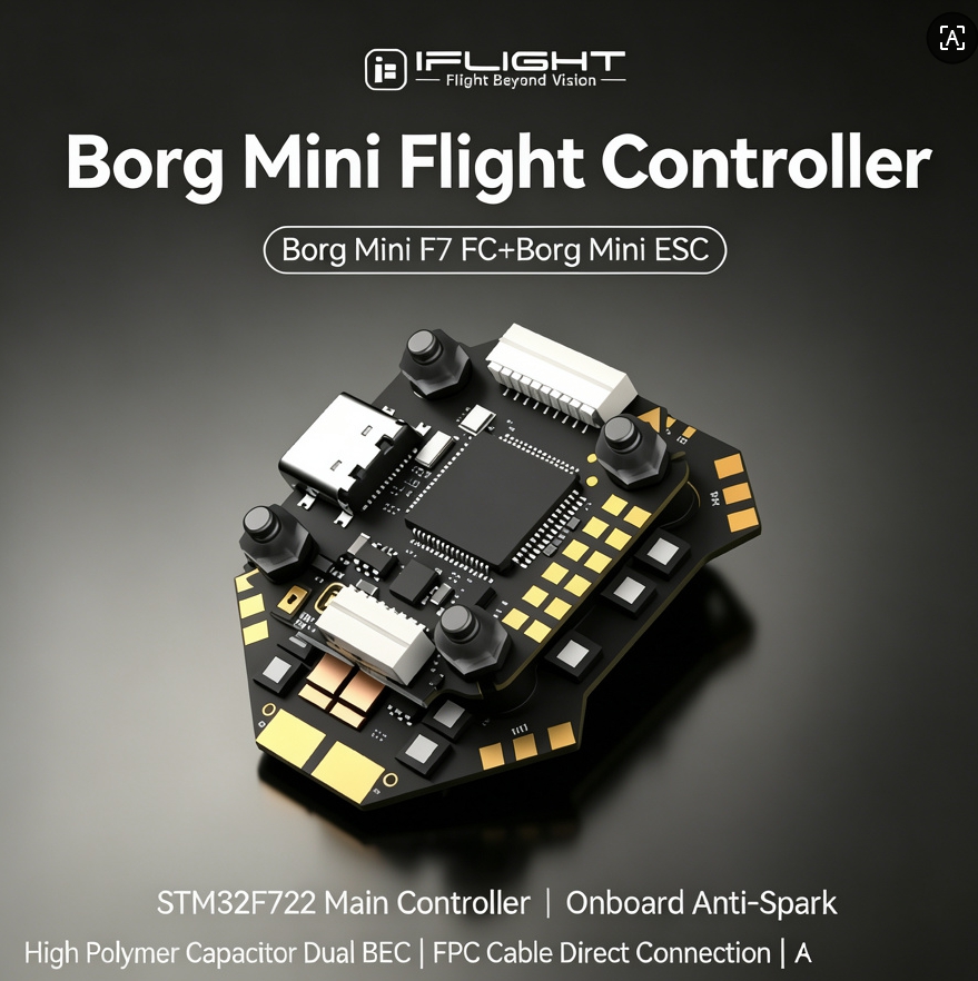 Contrôleur de vol de drone FPV - Fpv Flight Controller F7 Stack 60A avis et prix