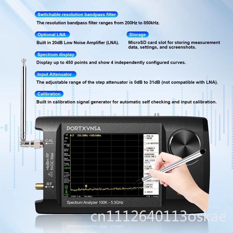 Analyseur de spectre portable  - Signal Generator Spectrum Analyzer avis et prix