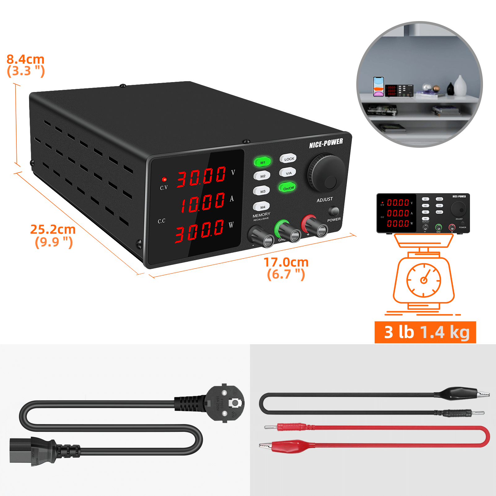 Alimentation de laboratoire pr - Programmable Dc Power Supply 30V 10A avis et prix