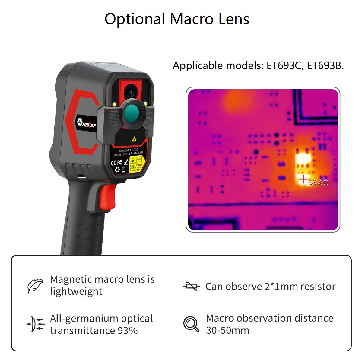 Caméra thermique TOOLTOP ET693 - Thermal Imaging Camera Pcb Repair avis et prix